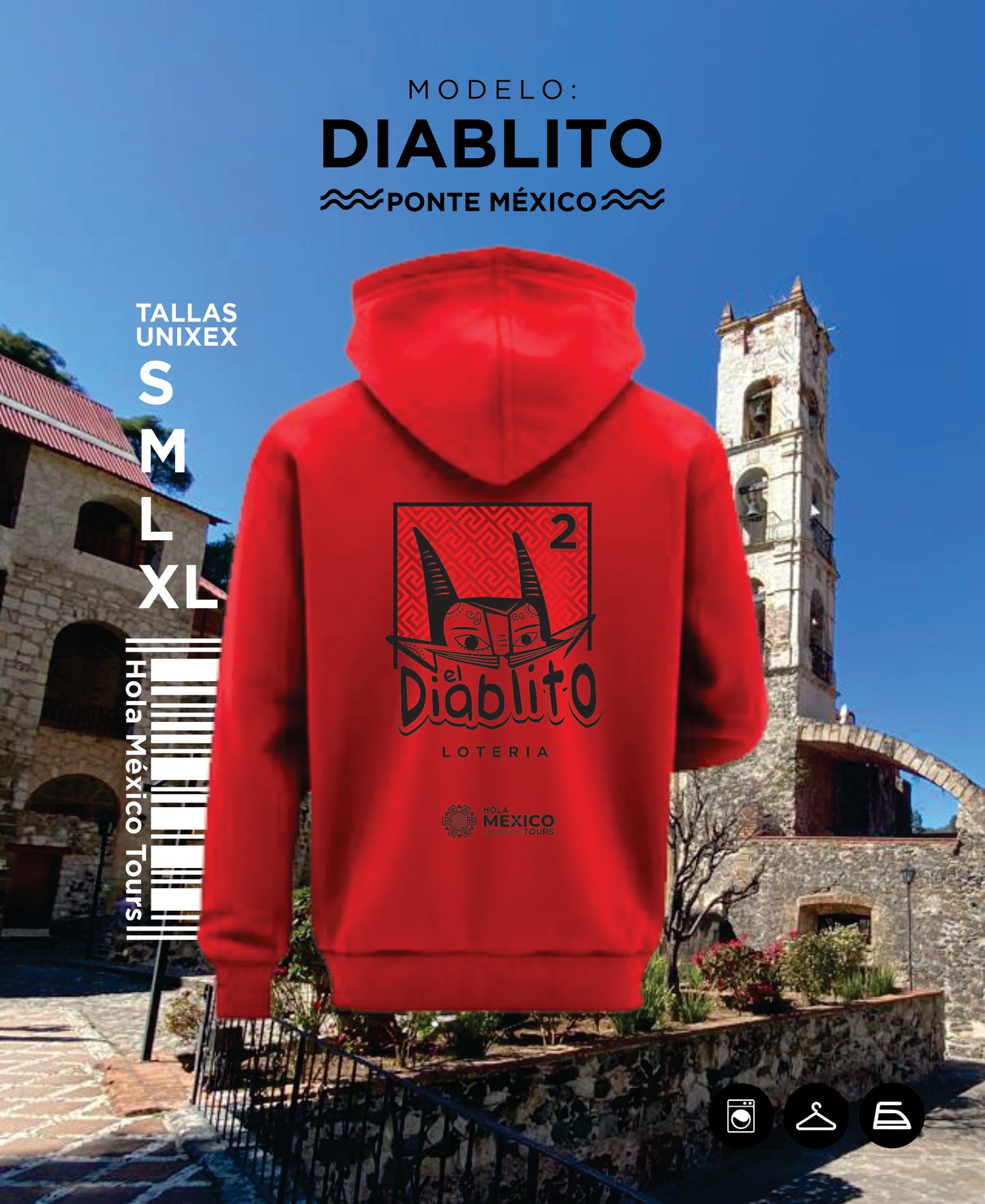 Sudaderas viajeras: Modelo Diablito