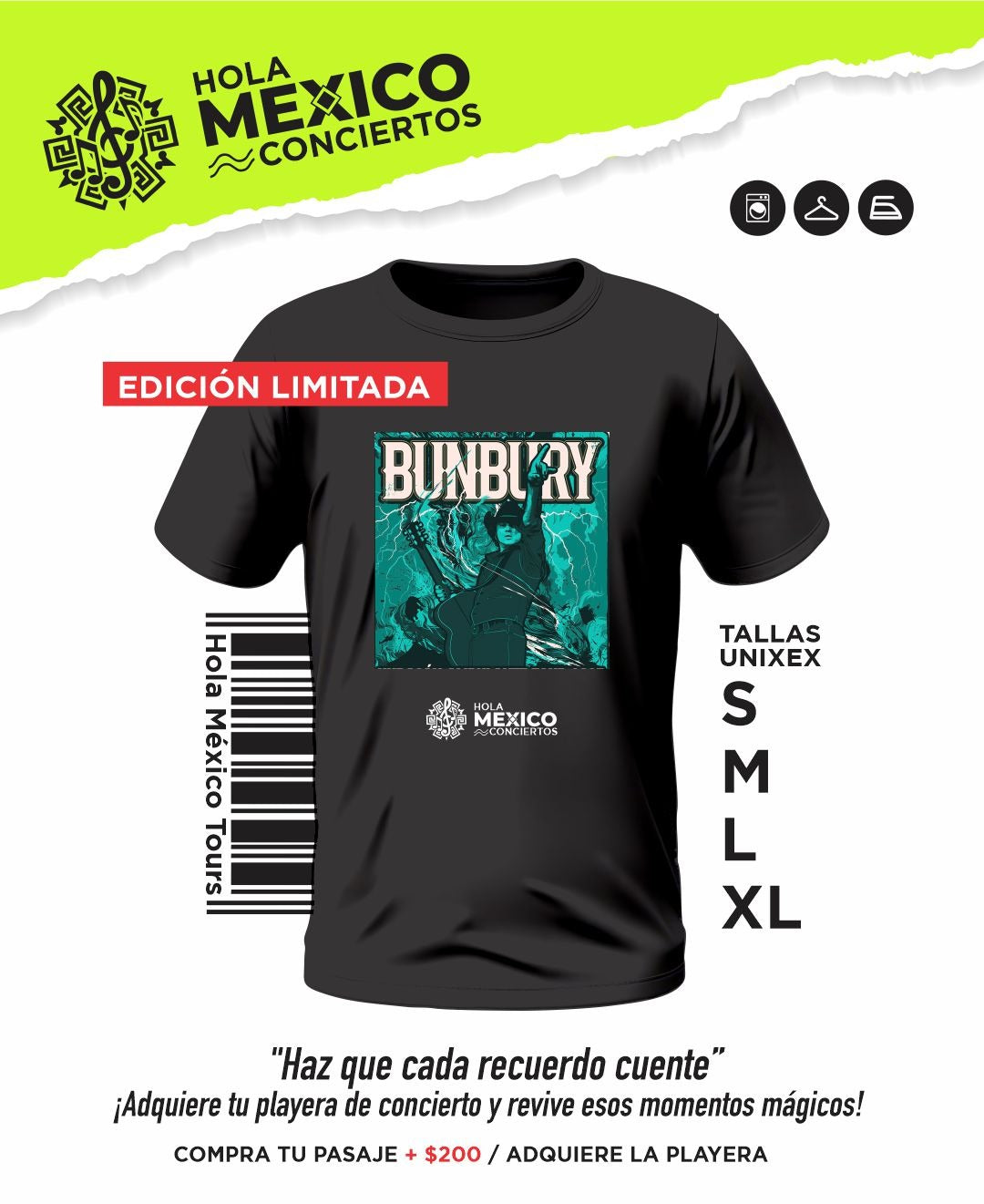 Hola México Conciertos: BUNBURY