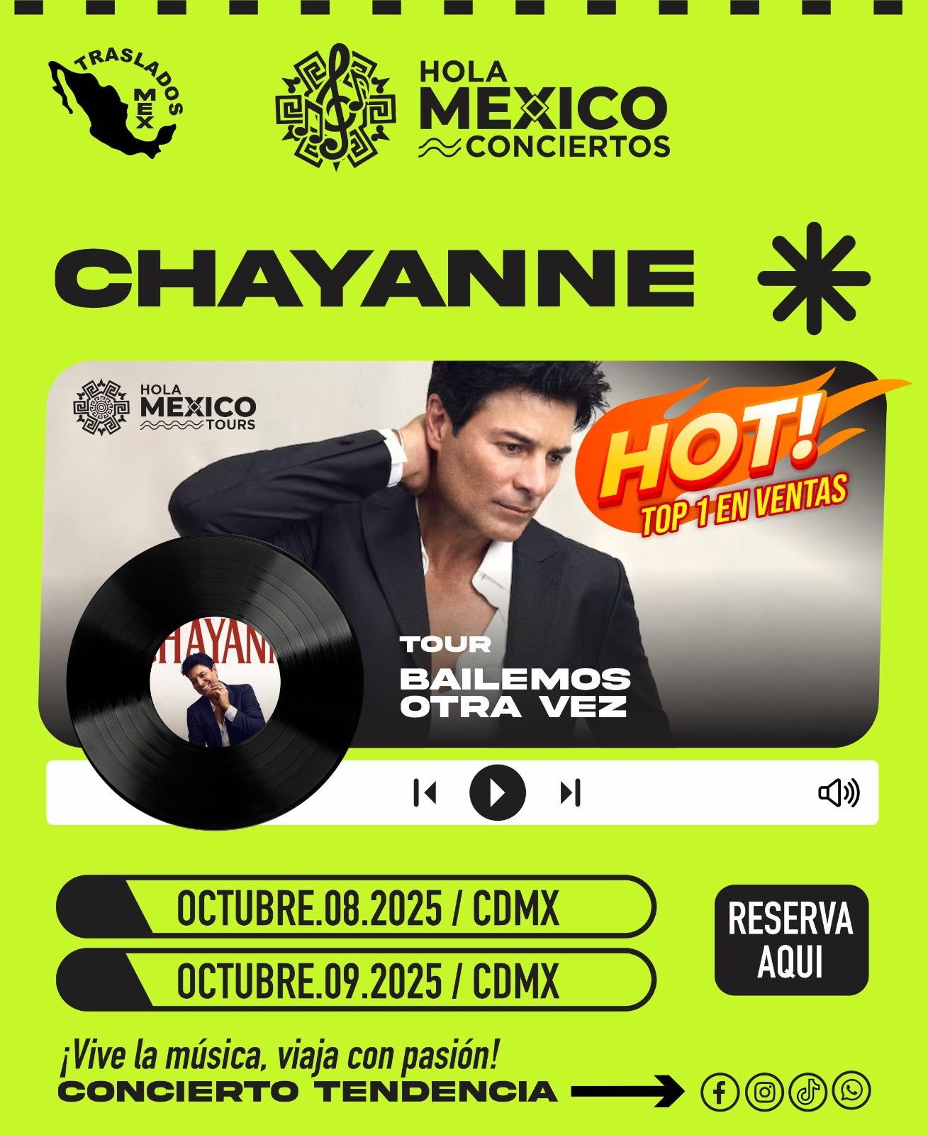 Hola México Conciertos: CHAYANNE