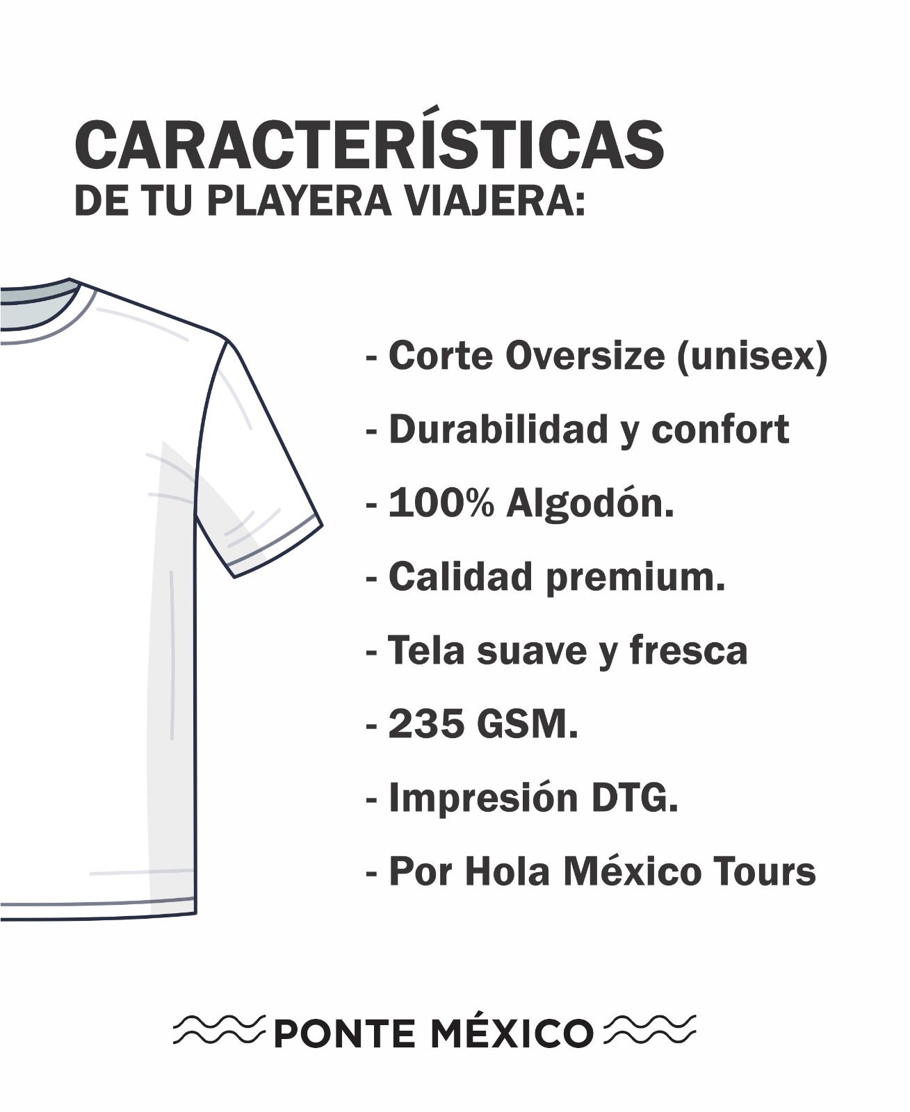 Hola playeras: Modelo Pazctus