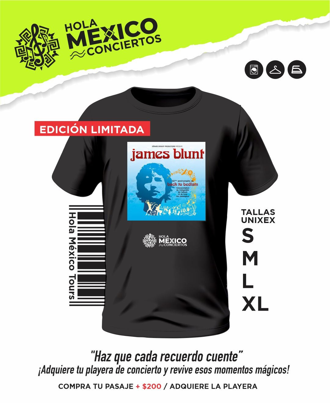 Hola México Conciertos: JAMES BLUNT