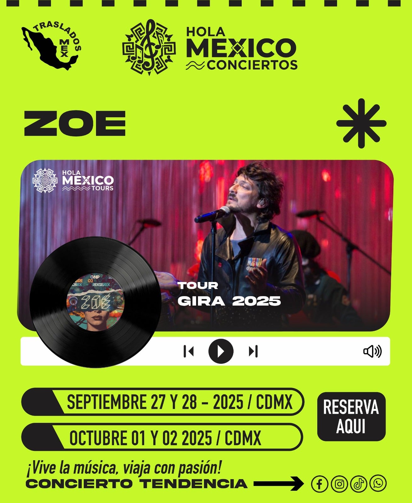 Hola México Conciertos: ZOE