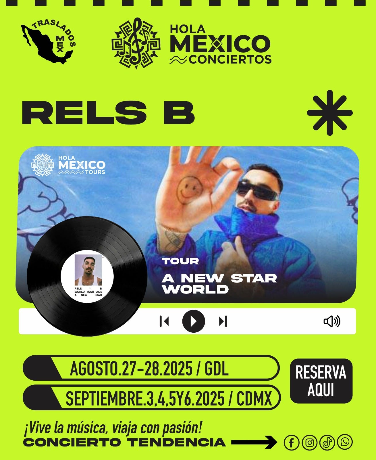 Hola México Conciertos: RELS B