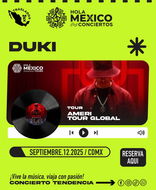 Hola México Conciertos: DUKI