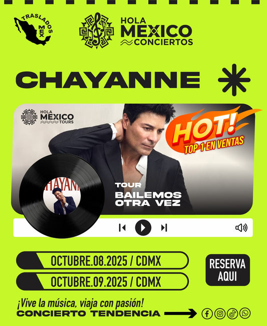 Hola México Conciertos: CHAYANNE