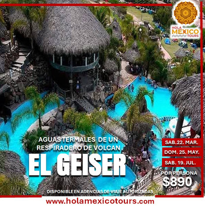 EL GEISER Parque de aguas termales.