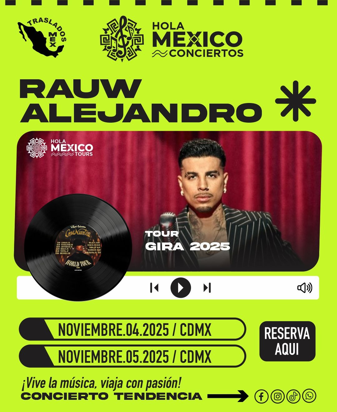 Hola México Conciertos: RAUW ALEJANDRO