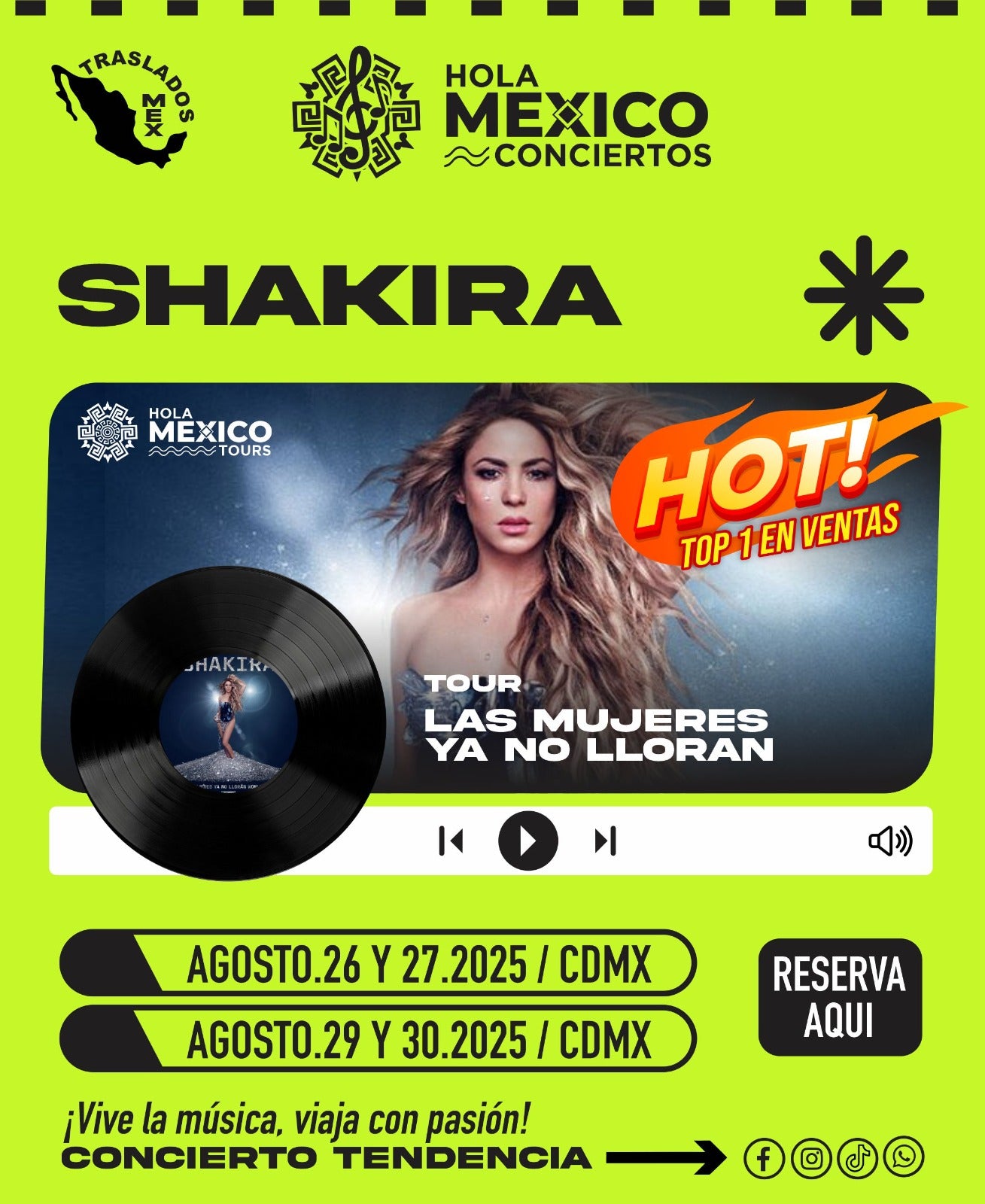 Hola México Conciertos: SHAKIRA